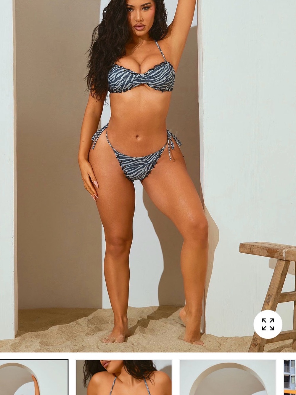 Women's Jungle Babe bikini set by fashion nova NWT